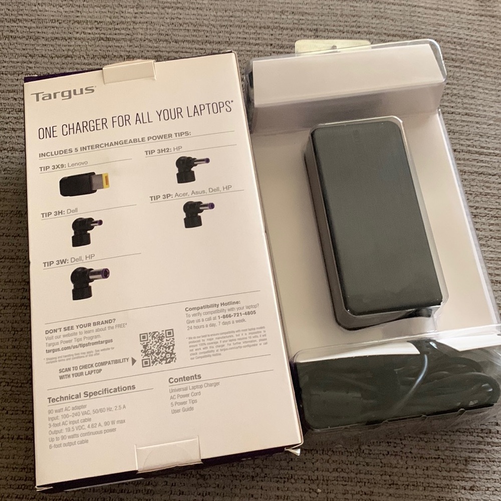 Targus laptop charger